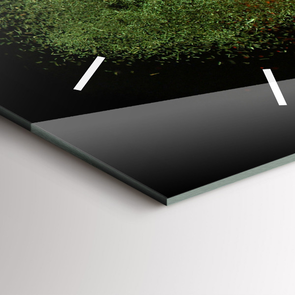 Vertikální nástěnné hodiny Rozsypané koření