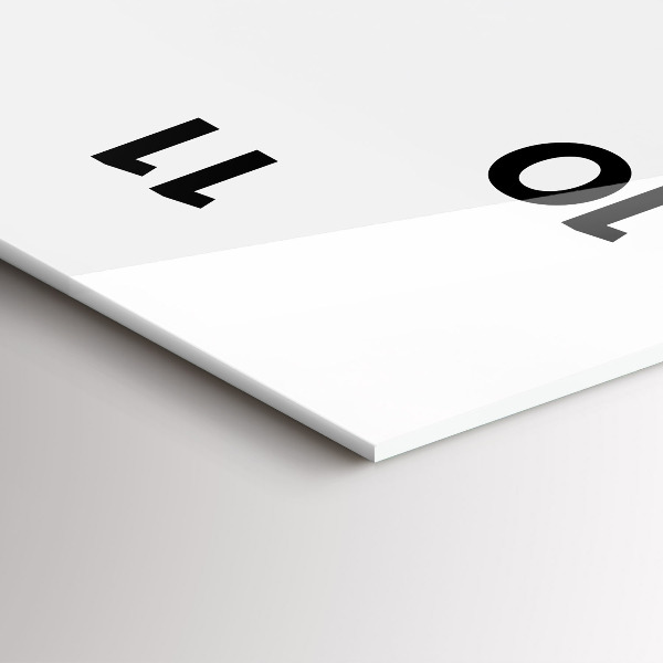 Vertikální nástěnné hodiny Sklenice na víno