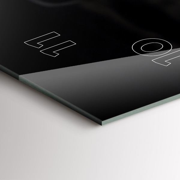 Vertikální nástěnné hodiny Šálek a kávová zrna