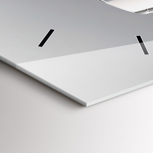 Vertikální nástěnné hodiny Lampa červeného vína