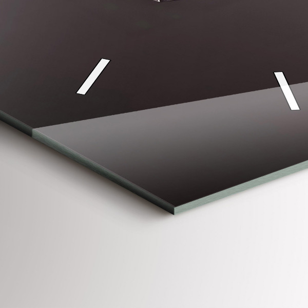 Vertikální nástěnné hodiny Lampa s červeným vínem