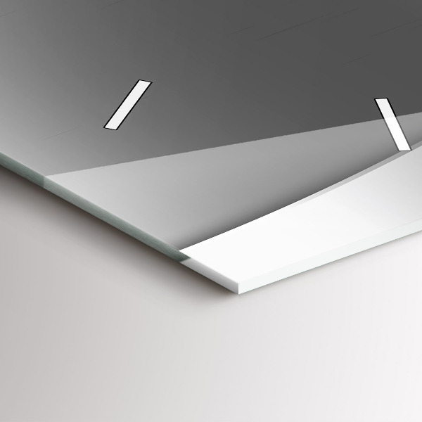 Vertikální nástěnné hodiny Stříbrné linie