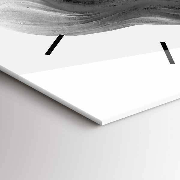 Vertikální skleněné hodiny Stará socha anděla