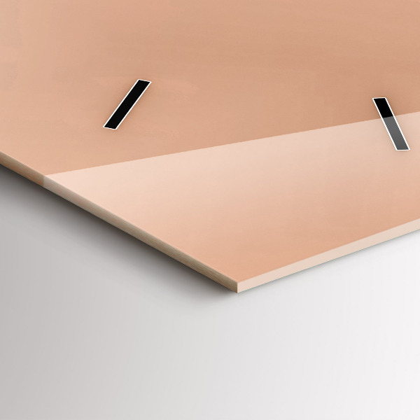 Vertikální skleněné hodiny Ilustrace plameňáka