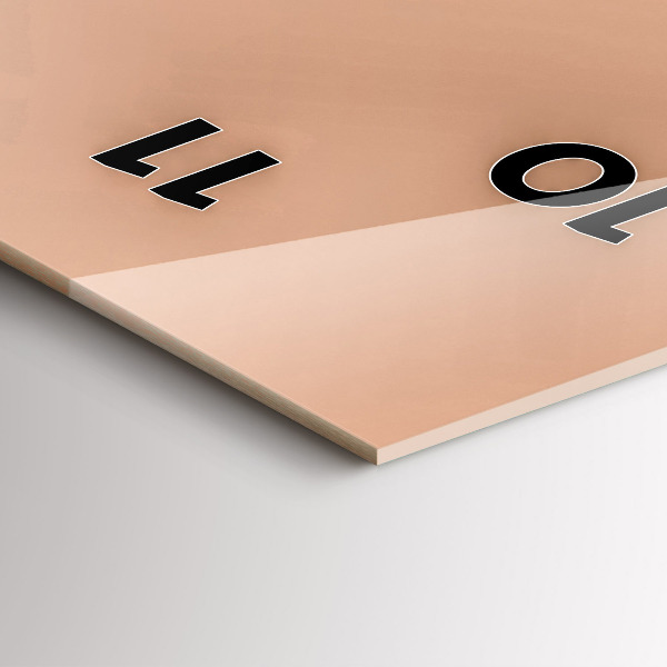 Vertikální skleněné hodiny Ilustrace plameňáka