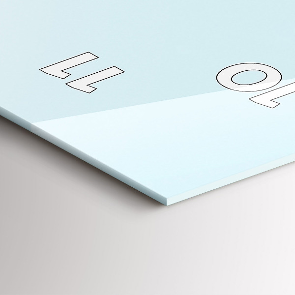 Vertikální skleněné hodiny Psí štěně