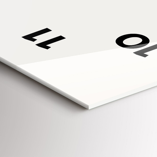 Vertikální skleněné hodiny Jazz v New Yorku