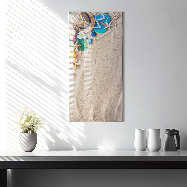 Vertikální skleněné hodiny Doplňky na dovolenou