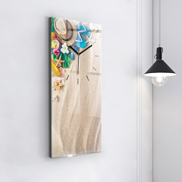 Vertikální skleněné hodiny Doplňky na dovolenou