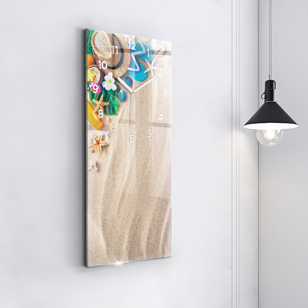 Vertikální skleněné hodiny Doplňky na dovolenou