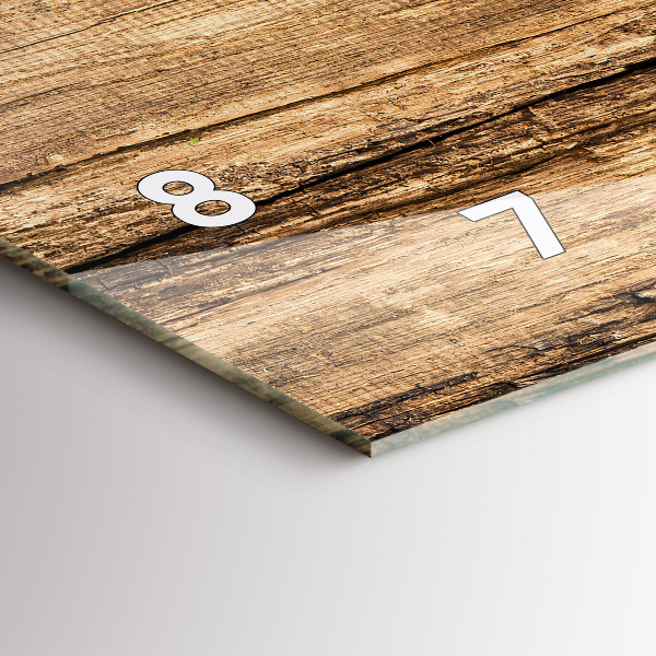 Horizontální hodiny na skle Lžičky plné koření