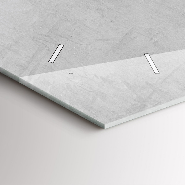 Horizontální skleněné hodiny na stěnu Kamenná zeď