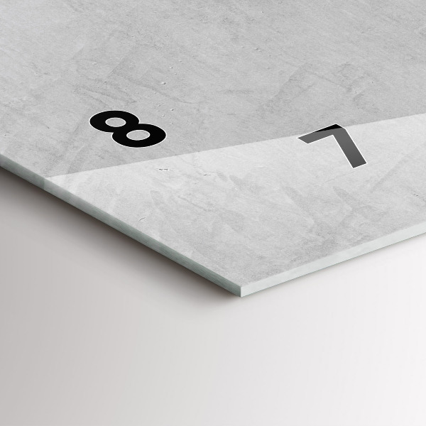 Horizontální skleněné hodiny na stěnu Kamenná zeď