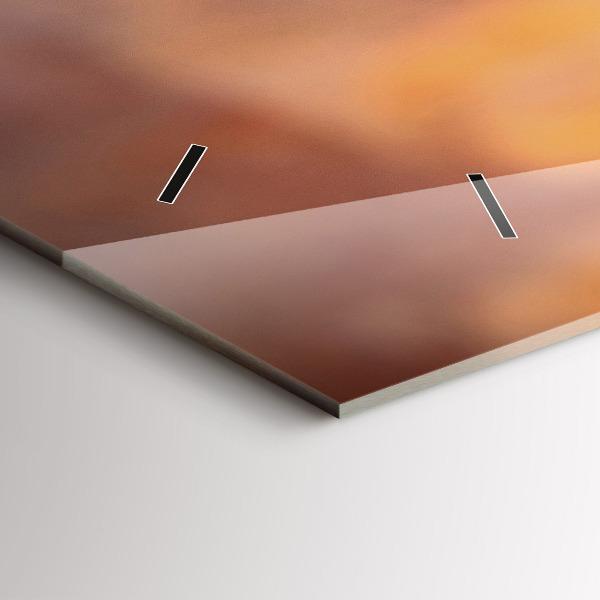 Horizontální skleněné hodiny na stěnu Sklenice na víno