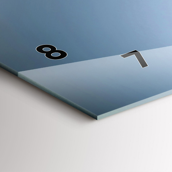 Horizontální skleněné hodiny na stěnu Sklenice na víno