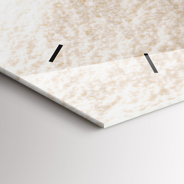 Horizontální skleněné hodiny na stěnu Mouka