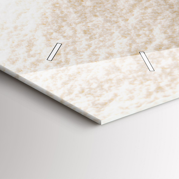 Horizontální skleněné hodiny na stěnu Mouka