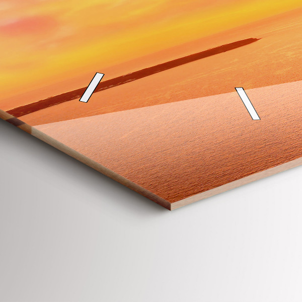 Horizontální hodiny na skle Starý větrný mlýn na Santorini