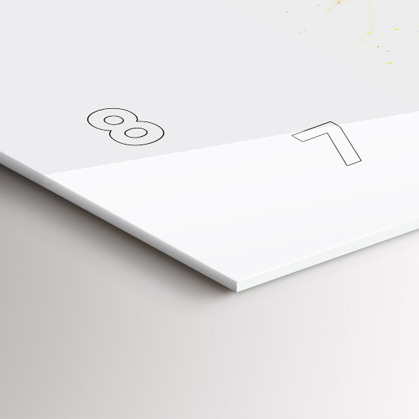 Horizontální hodiny na skle Portrét tajemné ženy