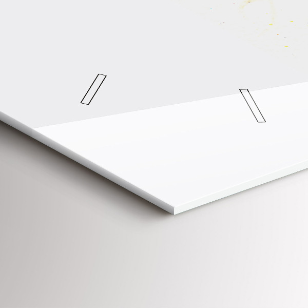 Horizontální hodiny na skle Portrét tajemné ženy