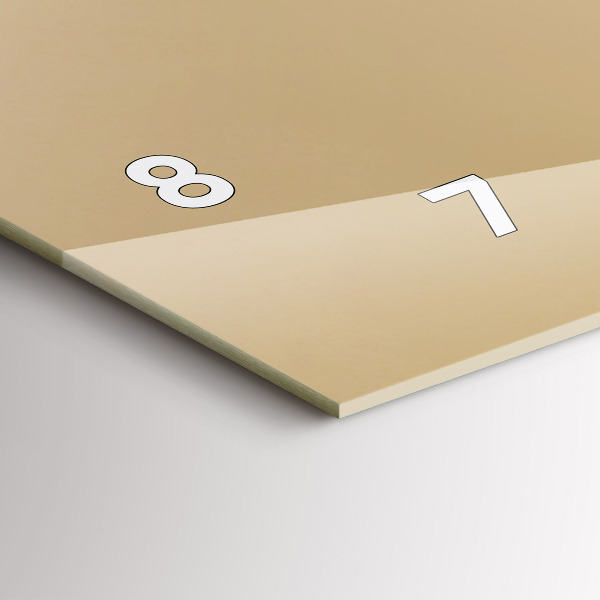 Horizontální hodiny na skle Sova - znamení moudrosti