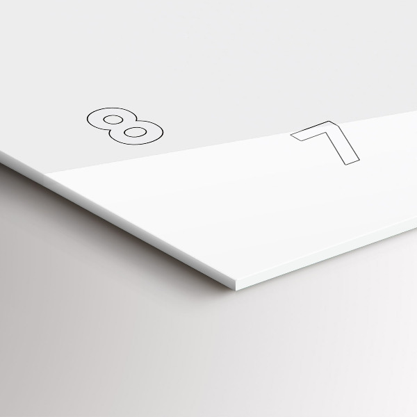 Horizontální hodiny na skle Poslední dny prázdnin Móda