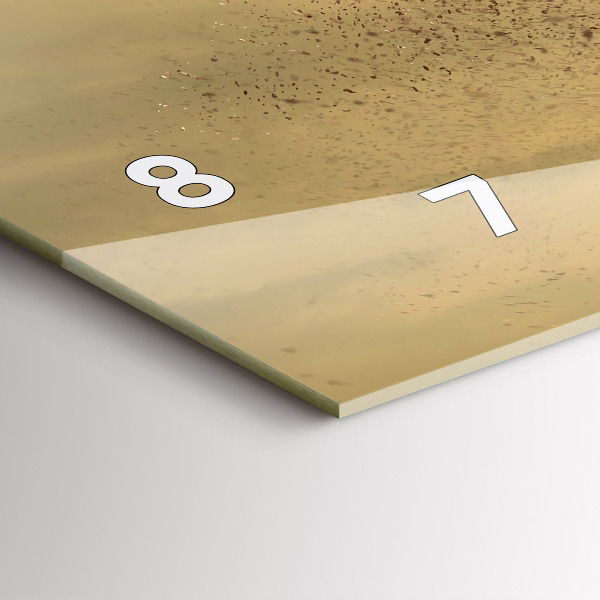 Horizontální skleněné hodiny na stěnu Žena v postavě