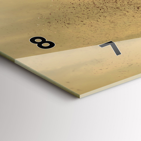 Horizontální skleněné hodiny na stěnu Žena v postavě