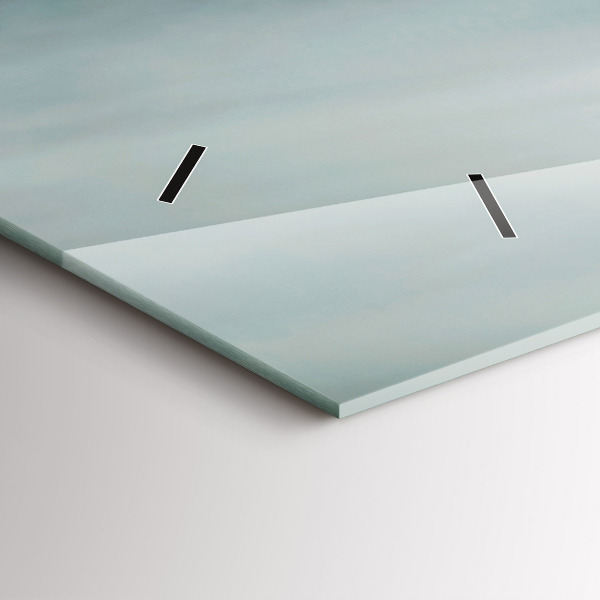 Horizontální skleněné hodiny na stěnu Motorka v adrenalinovém stylu