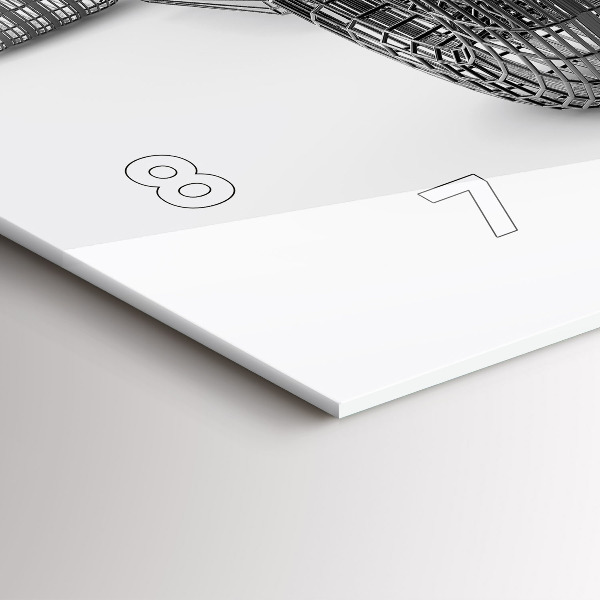 Horizontální hodiny na skle Konstrukce vozu F1