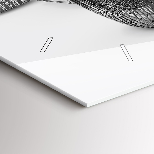 Horizontální hodiny na skle Konstrukce vozu F1