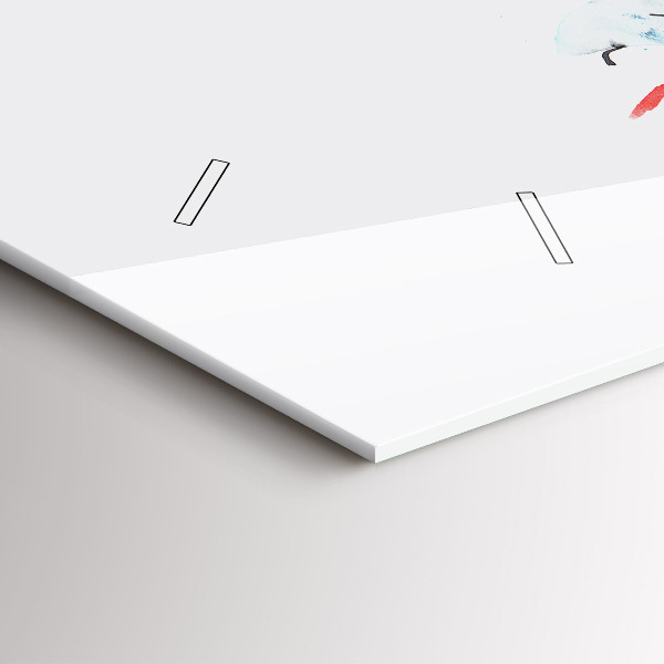 Horizontální hodiny na skle Tukan v trávě