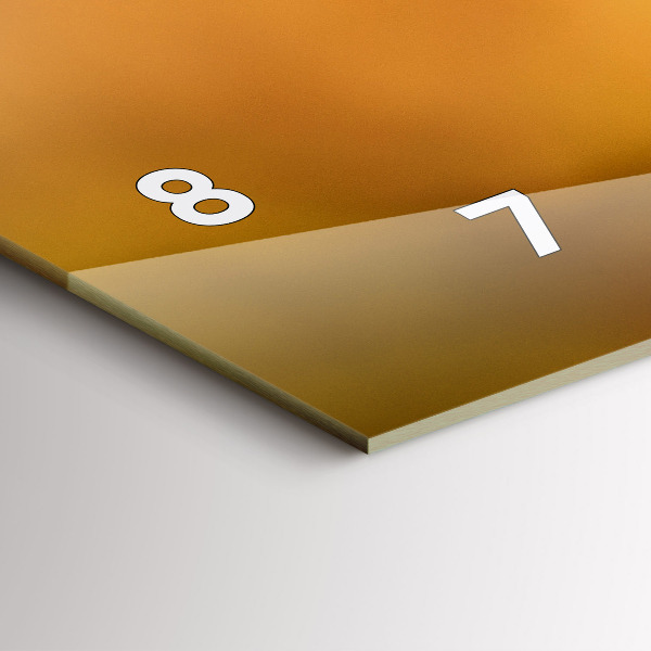 Horizontální skleněné hodiny na stěnu Kolibřík Pták