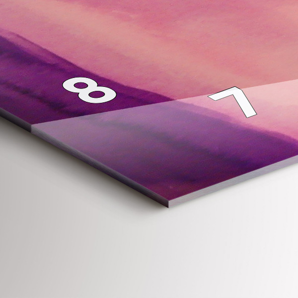 Horizontální skleněné hodiny na stěnu Malování žen