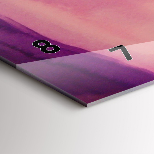 Horizontální skleněné hodiny na stěnu Malování žen