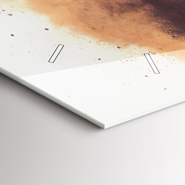 Horizontální skleněné hodiny na stěnu Žena a jízdní kolo