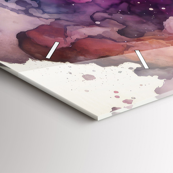 Horizontální skleněné hodiny na stěnu Životní styl meditace