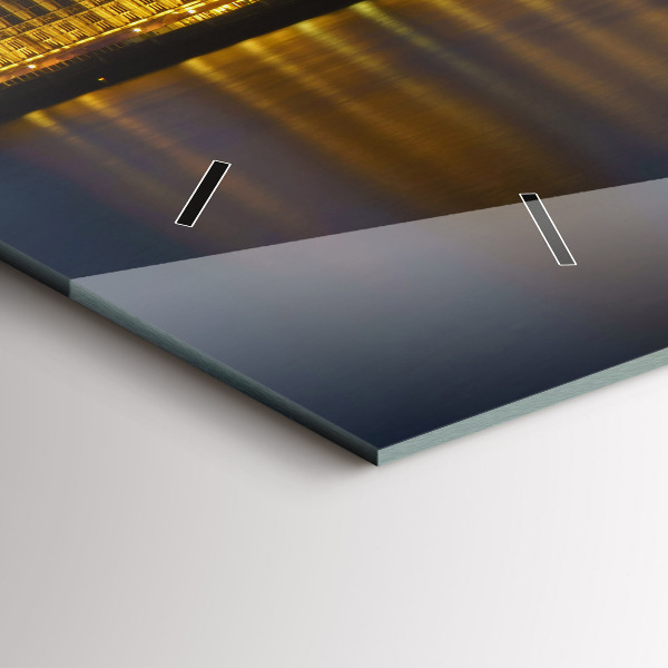 Horizontální skleněné hodiny na stěnu Winchesterský palác v Londýně