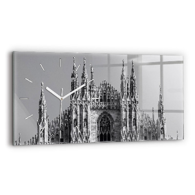 Horizontální skleněné hodiny na stěnu Katedrála Duomo Di Milano