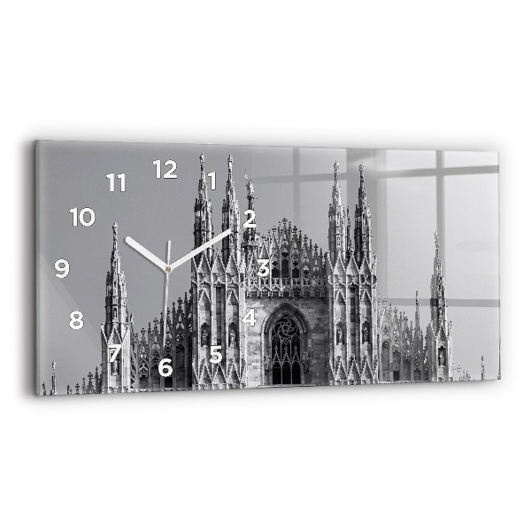 Horizontální skleněné hodiny na stěnu Katedrála Duomo Di Milano