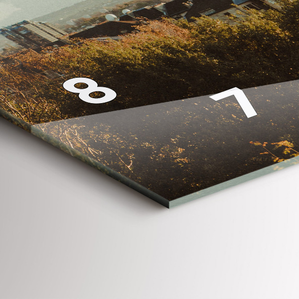 Horizontální skleněné hodiny na stěnu Umělecká galerie v Glasgow