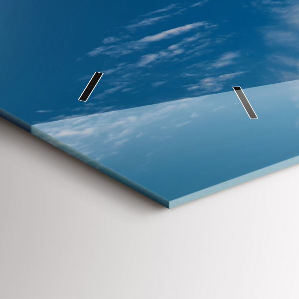 Horizontální skleněné hodiny na stěnu Socha Svobody New York