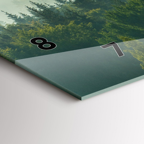 Horizontální hodiny na skle Východ slunce vedle dětí