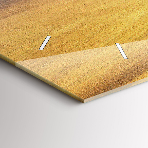 Horizontální hodiny na skle Morava Venkovská krajina