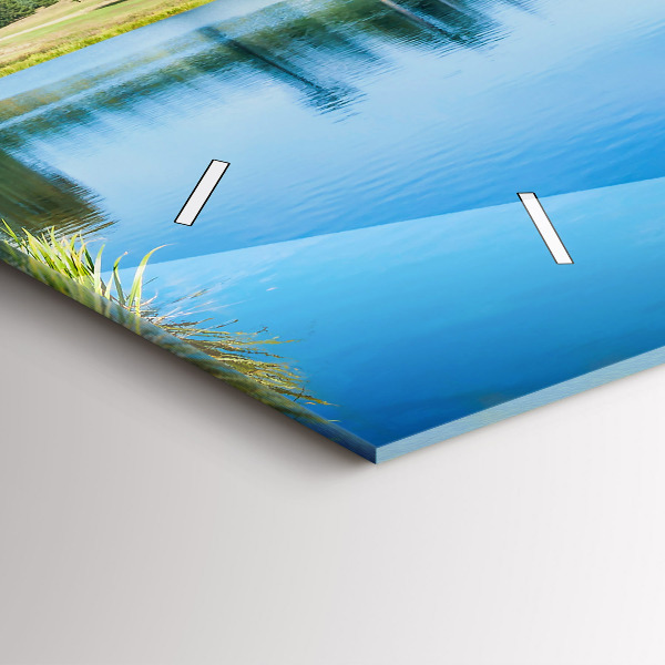 Horizontální hodiny na skle Hrad Leeds