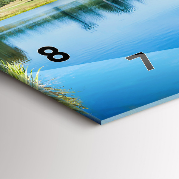 Horizontální hodiny na skle Hrad Leeds