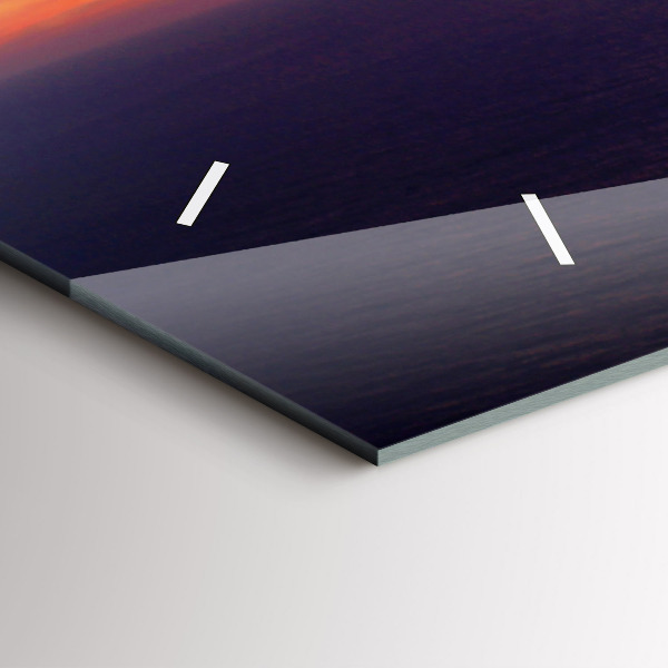 Horizontální skleněné hodiny na stěnu Kamenná hlava