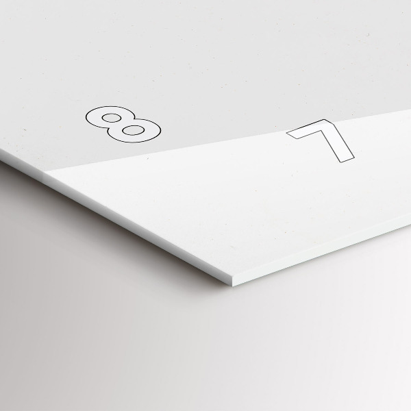 Horizontální skleněné hodiny na stěnu Mramorové umění