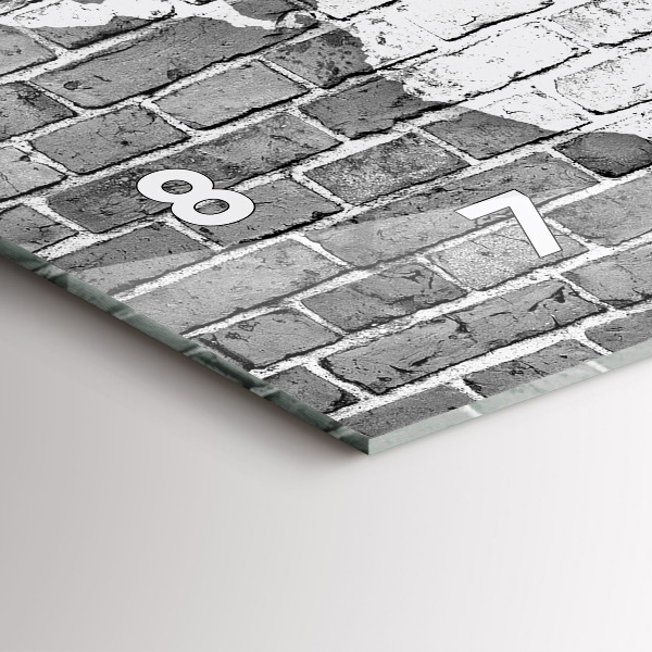 Horizontální hodiny na skle Mapa světa na zdi