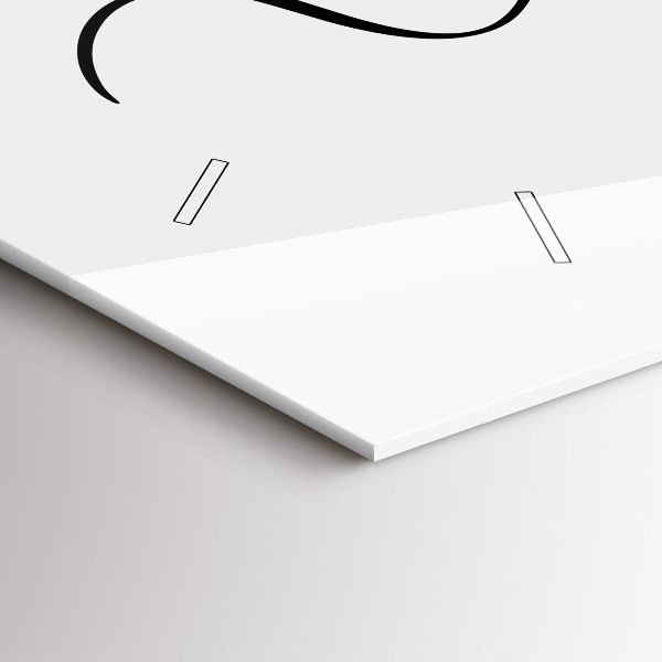 Horizontální skleněné hodiny na stěnu Vzpomínkový nápis